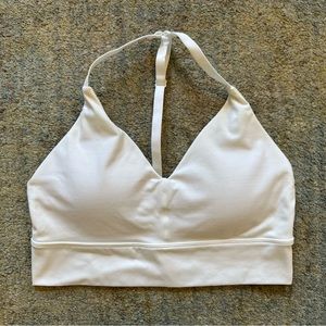 New Alphalete Alphalux Wonder Bra White Size M